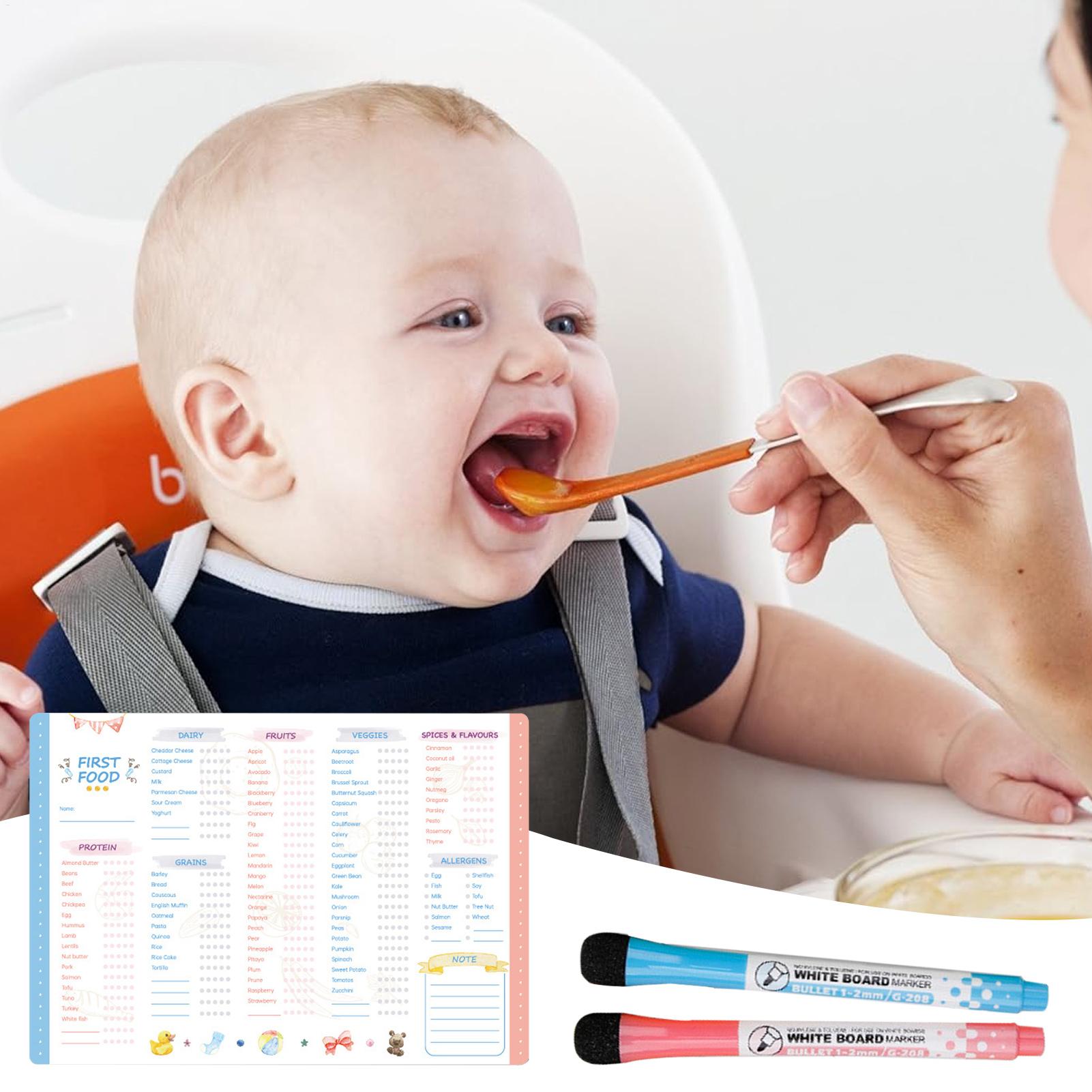 Baby Food List - 자석식 아기 첫 식사 체크리스트 지울