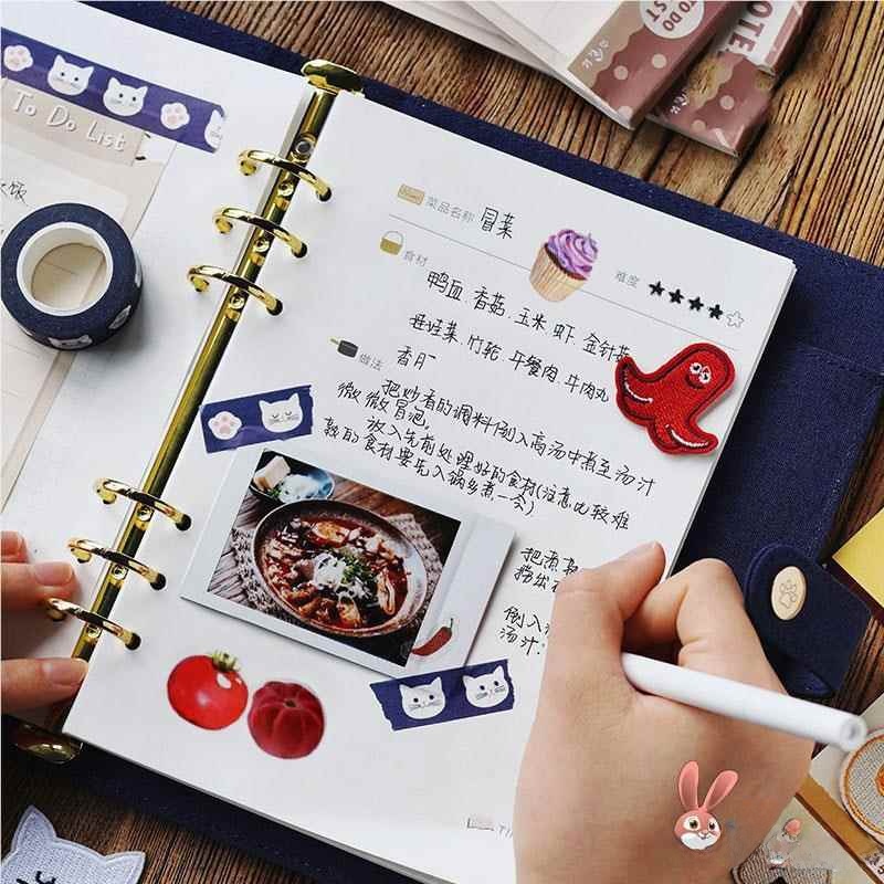 Baby Food Recipes - 창의적인 손글씨 레시피 노트, DIY 요리책,
