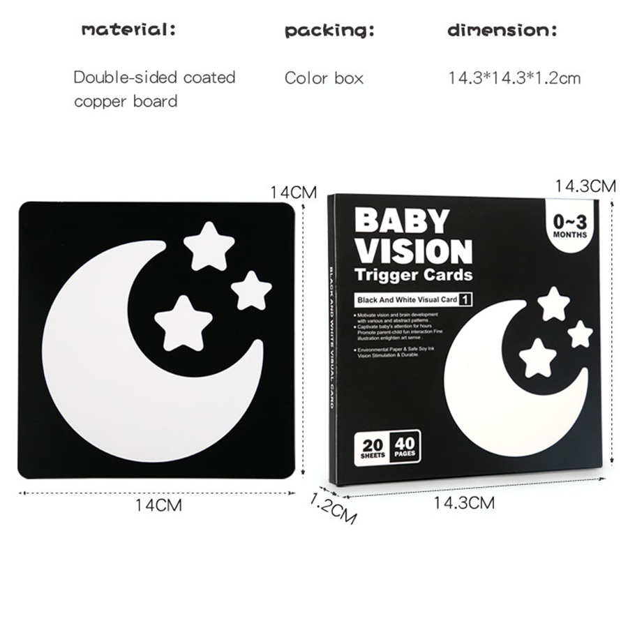 아기 시각 자극 카드 몬테소리 고 대비 플래시 카드 어 - Baby Food Eat 리뷰 및 가격