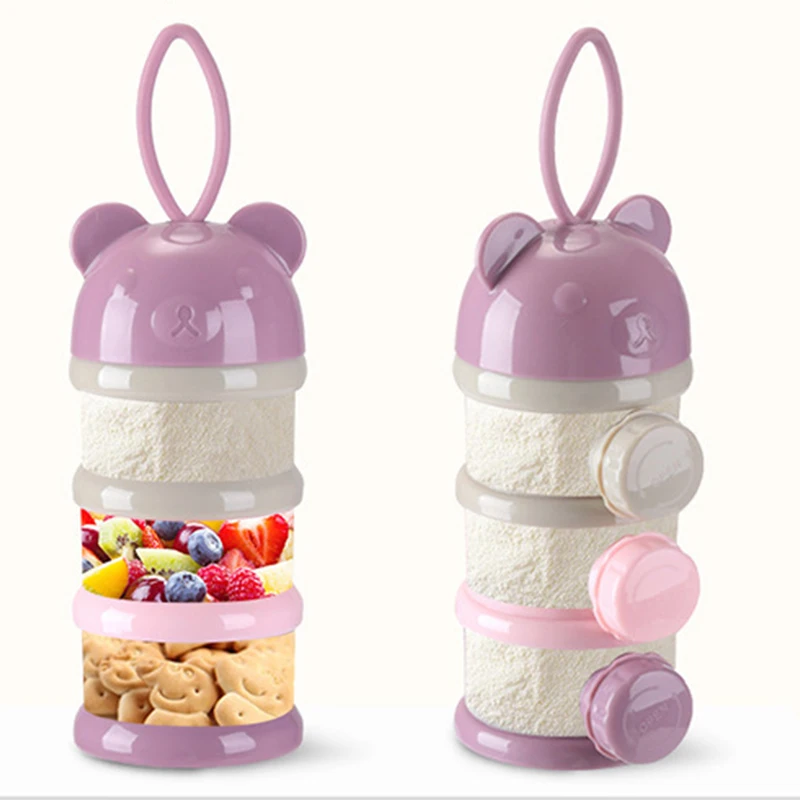 이동식 아기 우유 분말 보관 상자 유아 4 그리드 필수 - Baby Food Nestle 리뷰 및 가격