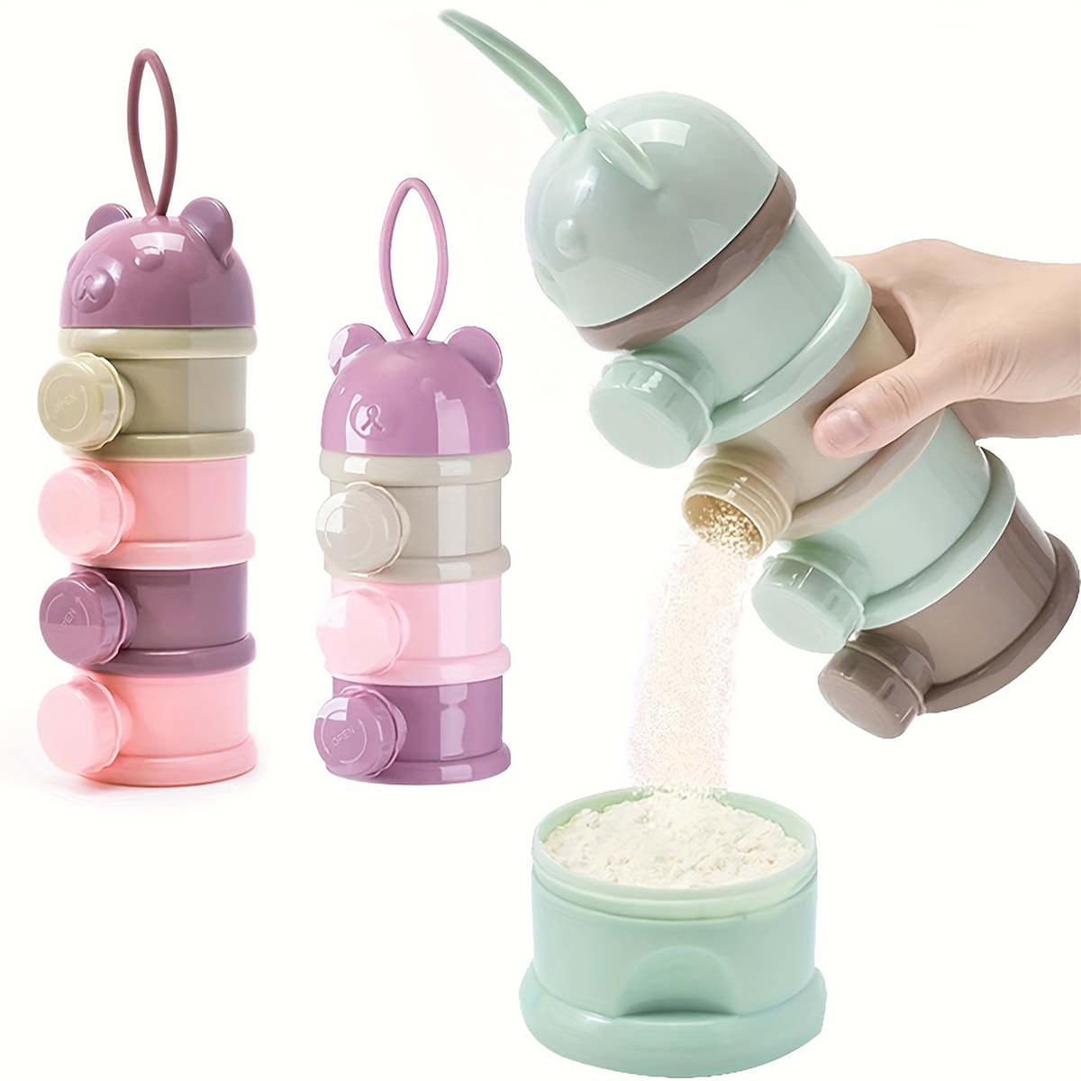 스트랩이 있는 대용량 아기 분유 용기, 분유 디스펜서, - Baby Food Nestle 리뷰 및 가격