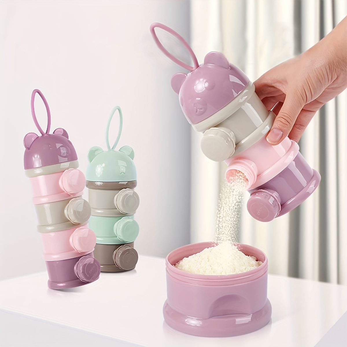 스트랩이 있는 대용량 아기 분유 용기, 분유 디스펜서, - Baby Food Nestle 리뷰 및 가격