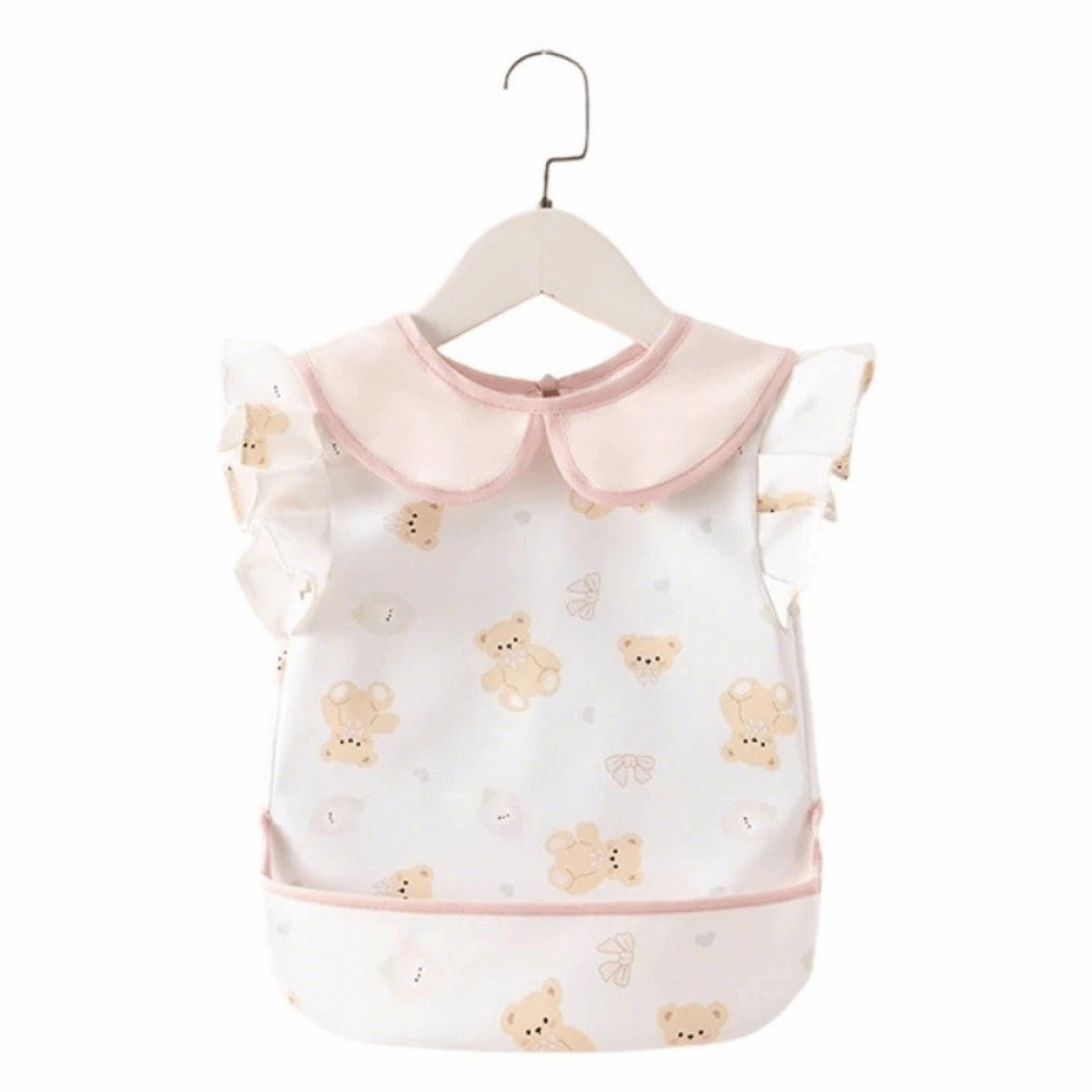 반팔 아동용 민소매 앞치마 방수 부드러운 아기 수유 턱 - Baby Food Apron 리뷰 및 가격