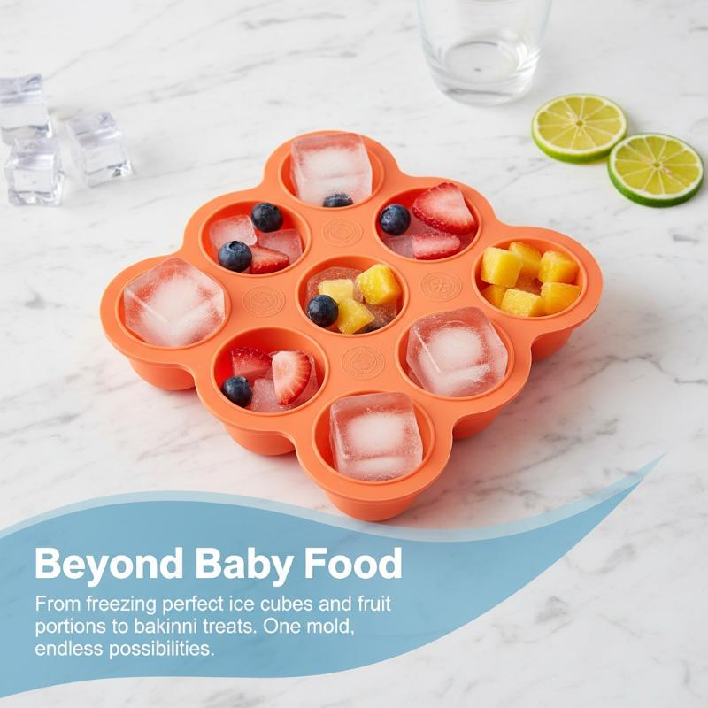 이유식 실리콘 용기 9칸 냉동 트레이 누수 방지 뚜껑  - Baby Food Nestle 리뷰 및 가격