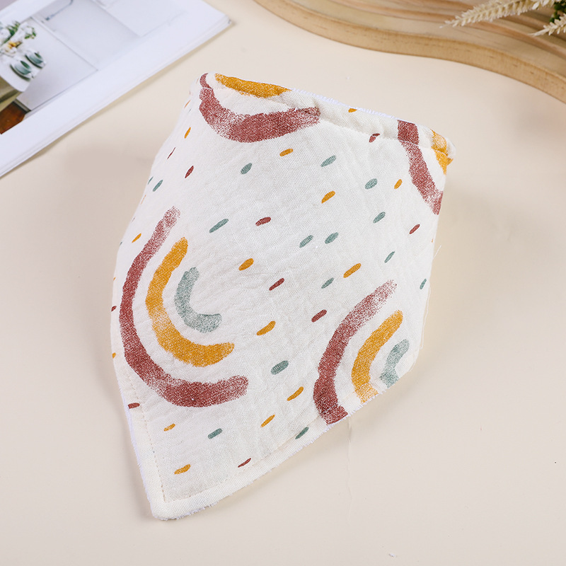 아기 면화 Bibs 삼각형 타액 수건 부드러운 솔리드  - Baby Food Apron 리뷰 및 가격
