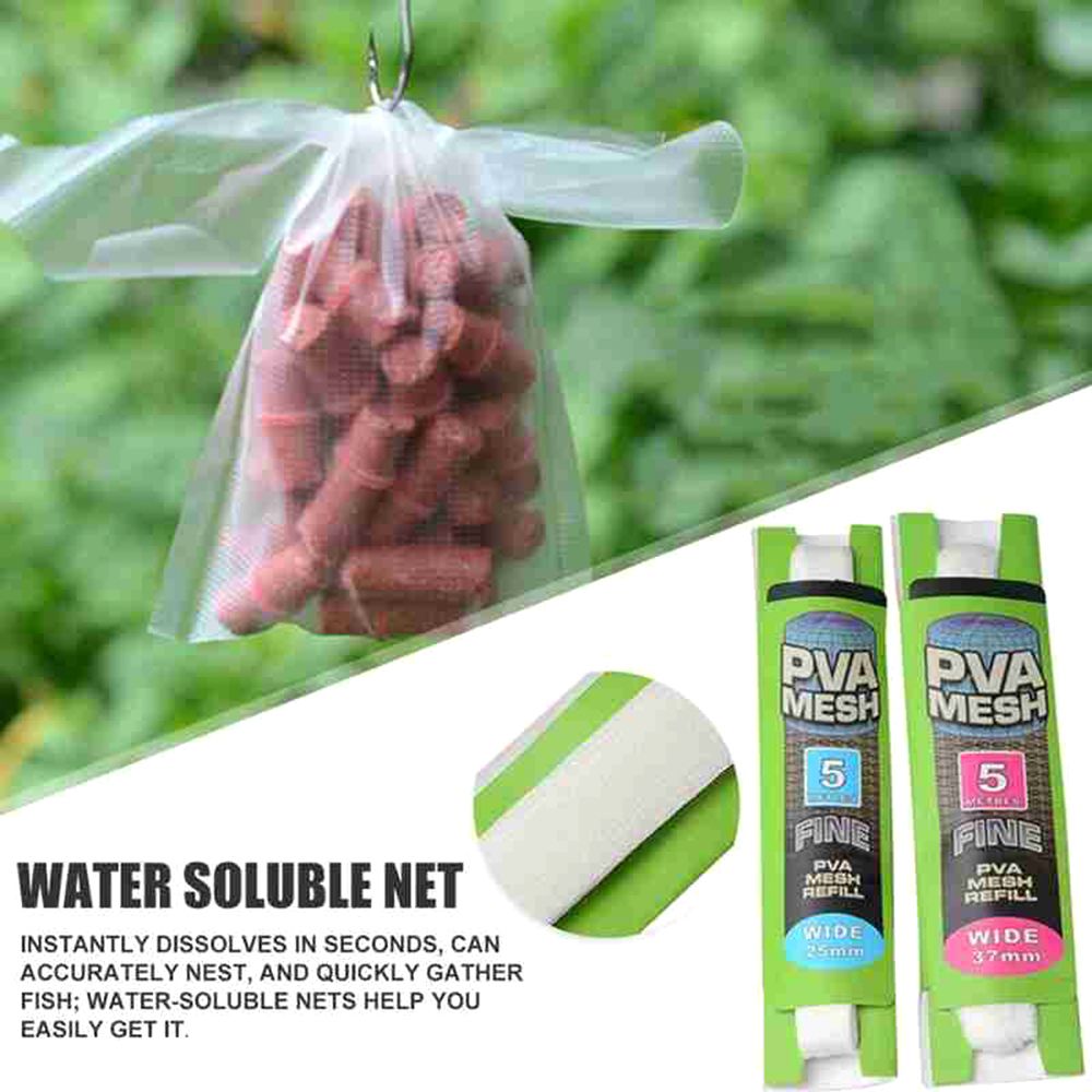 수용성 PVA 메쉬 리필 잉어 낚시 피더 5M/20M, - Mesh Feeder Bag 리뷰 및 가격