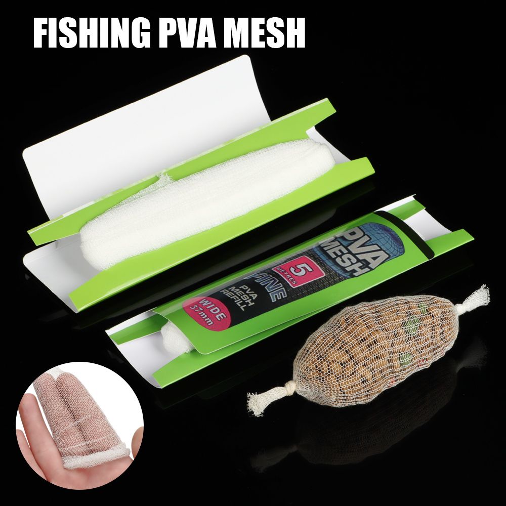 수용성 PVA 메쉬 리필 잉어 낚시 피더 5M/20M, - Mesh Feeder Bag 리뷰 및 가격
